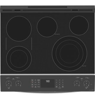 GE Profile™ 30" Smart Slide-In Electric Double Oven Convection Fingerprint Resistant Range