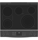 GE Profile™ 30" Smart Slide-In Electric Double Oven Convection Fingerprint Resistant Range