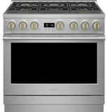 Monogram 36" All Gas Professional Range with 6 Burners (Natural Gas)