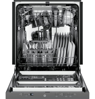 GE® ADA Compliant Stainless Steel Interior Dishwasher with Sanitize Cycle