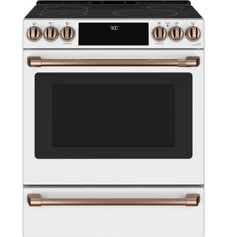 Café™ Front Control Induction Knobs and Handles - Brushed Copper