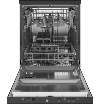 GE® 24" Stainless Steel Interior Portable Dishwasher with Sanitize Cycle
