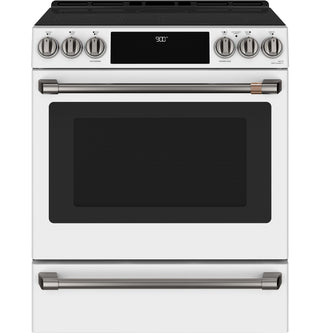 Café™ Front Control Induction Knobs and Handles - Brushed Black