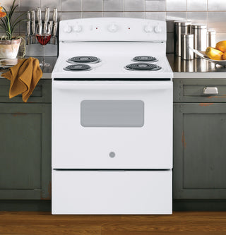GE® 30" Free-Standing Electric Range