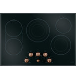 Café™ 5 Electric Cooktop Knobs - Brushed Copper