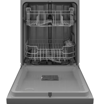 GE® Front Control with Plastic Interior Dishwasher with Sanitize Cycle & Dry Boost