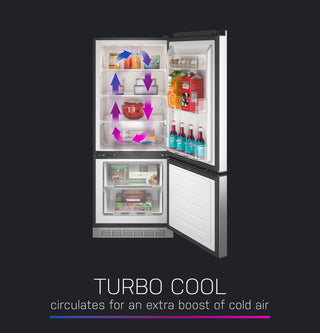 GE Profile™ 10.0 cu. ft. 12V DC Bottom Freezer Refrigerator