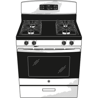 GE® 30" Free-Standing Gas Range