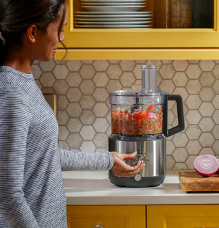 GE 12-Cup Food Processor with Accessories