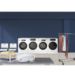 GE® Commercial 7.7 cu. ft. Capacity Electric  Dryer with Built-In App-Based Payment System, Standalone Unit