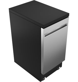 GE® 18" Stainless Steel Interior Portable Dishwasher with Sanitize Cycle