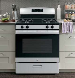 GE® 30" Free-Standing Gas Range