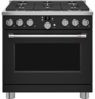 Café™ 36" Smart All-Gas Commercial-Style Range with 6 Burners (Natural Gas)