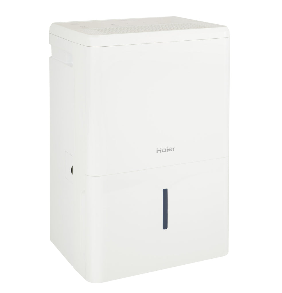 Haier 50 Pint ENERGY STAR® Portable Dehumidifier with Built-in Pump and Smart Dry for Wet Spaces