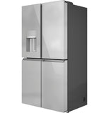 Café™ ENERGY STAR® 22.0 Cu. Ft. Smart Counter-Depth Quad-Door Refrigerator in Platinum Glass