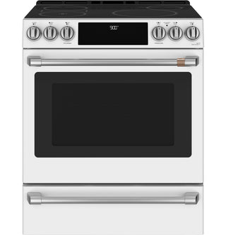 Café™ Front Control Induction Knobs and Handles - Brushed Stainless