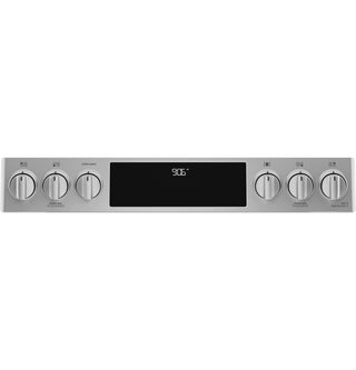 GE Profile™ 30" Smart Slide-In Front-Control Gas Double Oven Convection Fingerprint Resistant Range
