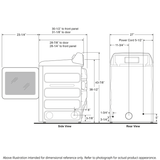 GE Profile™ 7.4 cu. ft. Capacity aluminized alloy drum Electric Dryer with Sanitize Cycle and Sensor Dry