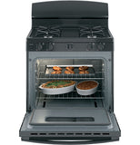 GE® 30" Free-Standing Front Control Gas Range