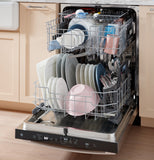 GE® Fingerprint Resistant Top Control with Stainless Steel Interior Dishwasher with Sanitize Cycle