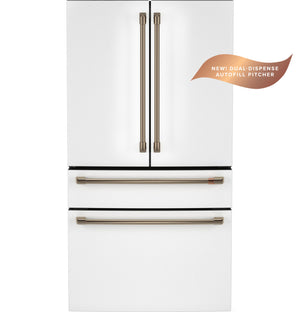 GE Profile Series PVD28BYNFS -36 Inch 4-Door French Door Smart Refrigerator  with 27.9 Cu. Ft. Capacity