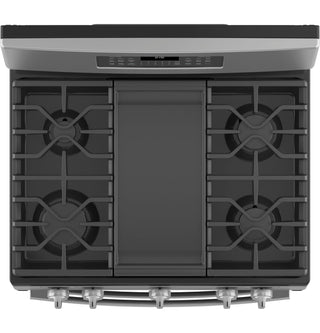 GE® 30" Free-Standing Gas Double Oven Convection Range