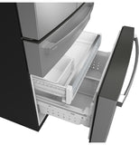 GE Profile™ Series ENERGY STAR® 28.7 Cu. Ft. Smart Fingerprint Resistant 4-Door French-Door Refrigerator With Dual-Dispense AutoFill Pitcher