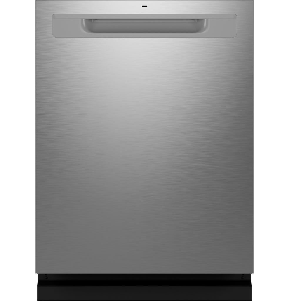 GE® Fingerprint Resistant Top Control with Stainless Steel Interior Dishwasher with Sanitize Cycle