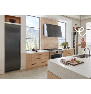 Monogram 30" RH Column Panel Titanium Designer Collection